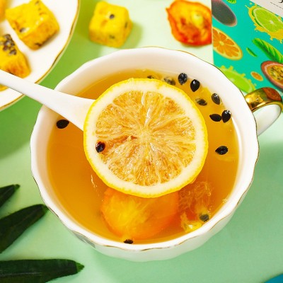 金桔百香果茶蜂蜜冻干柠檬百香果茶夏季网红水果茶厂家一件代发图2
