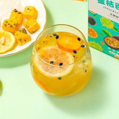 金桔百香果茶蜂蜜冻干柠檬百香果茶夏季网红水果茶厂家一件代发图4