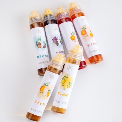 现货批发芒果蜂蜜柚子茶糕点蘸酱下午茶点饮品葡萄百香果蜂蜜制品图4
