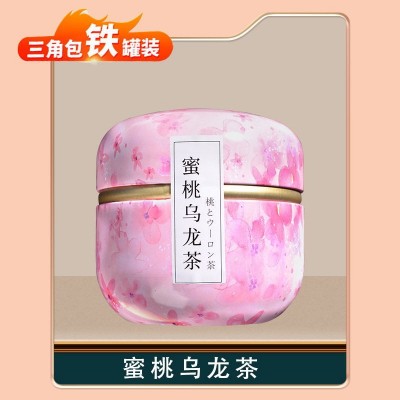 蜜桃乌龙茶茶叶花茶批发白桃乌龙茶菊花决明子茶罐装组合人工精选图3