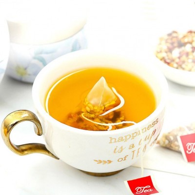 蜜桃乌龙茶茶叶花茶批发白桃乌龙茶菊花决明子茶罐装组合人工精选图4