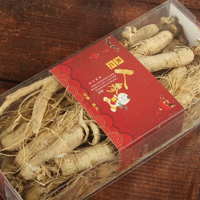 东北吉林长白山 足龄人参 一件代发 男士泡酒做菜煮汤500g/盒图3