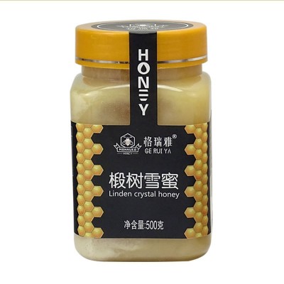 格瑞雅椴树蜜农家椴树雪蜜结晶蜜雪蜜500g瓶装图4