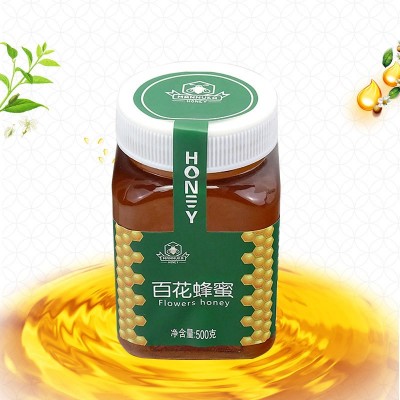格瑞雅500g瓶装百花蜂蜜原蜜液态土蜂蜜泡水冲饮甜品搭档厂家直供图2