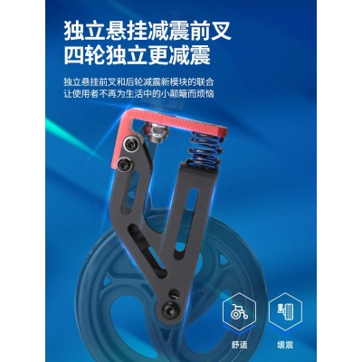 老人手动带轮坐便椅可折叠轻便残疾瘫痪人代步车便携多功能手推车图3