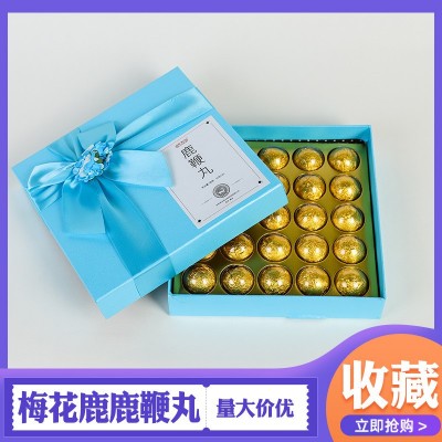 厂家批发吉林鹿乡永效梅花鹿鹿鞭丸高纯度鹿鞭膏男用礼盒装2 50克