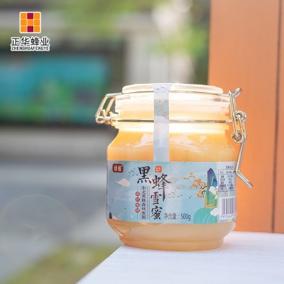 【正华】东北结晶蜂蜜批发500g卡扣瓶伴手礼蜂蜜椴树蜜土蜂蜜批发图3