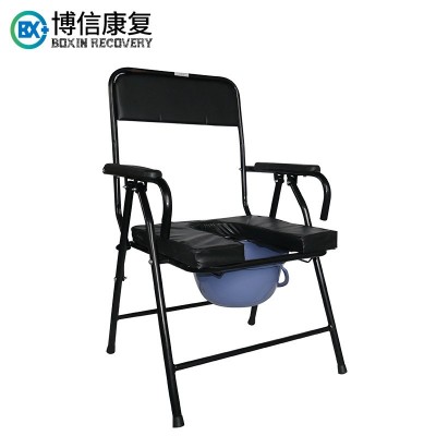 老人坐便椅残疾人坐便器老年人可折叠坐厕洗澡椅子孕妇移动马桶凳