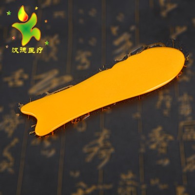 厂家直供树脂蜜蜡刮痧板 大鱼形双开刮痧片 手指面脸部按摩片