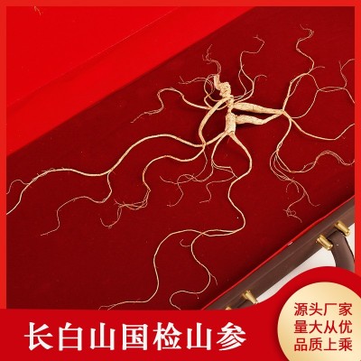 东北山参国检山参一等80公分 长白山野山参礼盒健康滋补野山参