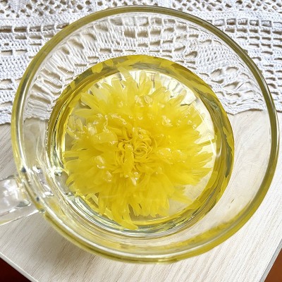 黄山金丝皇菊 菊花茶批发 袋装菊花茶 一袋一朵 金丝黄菊独立包装图3