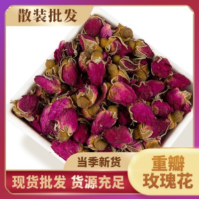 玫瑰花茶 批发平阴重瓣玫瑰花干花草茶苦水玫瑰花散装玫瑰花蕾茶