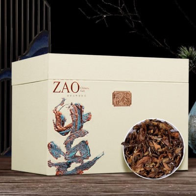 福鼎白茶寿眉老白茶16年高山日晒茶叶礼盒装过年送礼直播带货批发图1