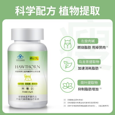 左旋肉碱荷叶山楂胶囊 保健品源头厂家图4