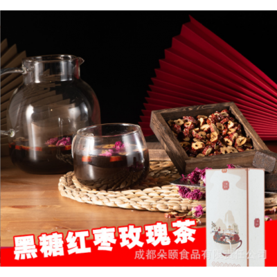 红枣黑糖玫瑰茶独立包装黑糖厂家直销代用茶源头工厂OEM代加工图3