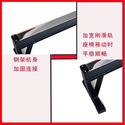 厂家批发外贸商用健身房折叠多功能智能 风阻划船器 风阻划船机图3