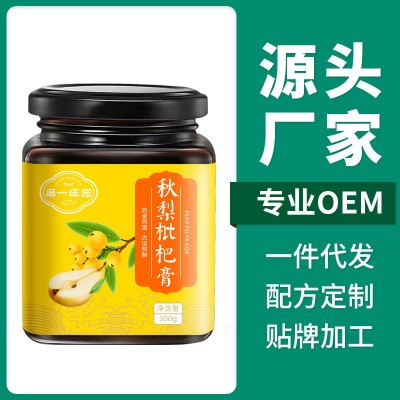 枇杷秋梨膏300g罗汉果枇杷雪梨膏膏滋养生老人儿童膏滋厂家代发