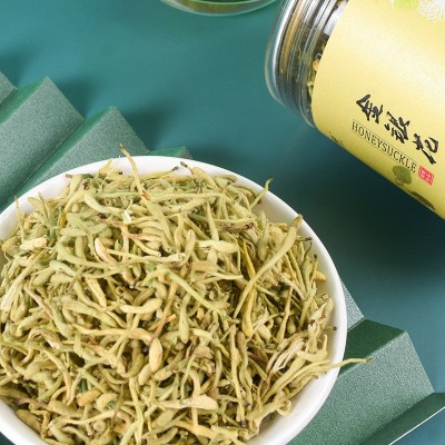 厂家货源罐装金银花散装罐装山银花茶OEM代加工一件代发泡水绿茶图4
