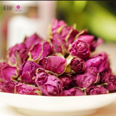 诺上花玫瑰花茶低温平阴玫瑰花茶花草茶玫瑰花蕾茶瓶装50g图4