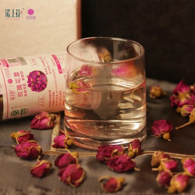 诺上花玫瑰花茶低温平阴玫瑰花茶花草茶玫瑰花蕾茶瓶装50g图2