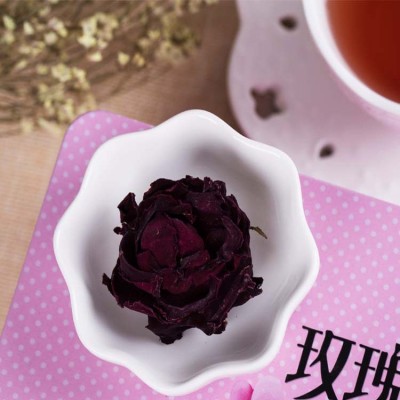 云南墨红玫瑰花冠礼盒装10朵玫瑰花冠茶一朵一杯大朵玫瑰花茶图2