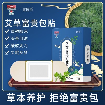 白云山盈康富贵包消除贴艾草颈椎贴脖子痛僵硬头晕肩周贴膏药现货