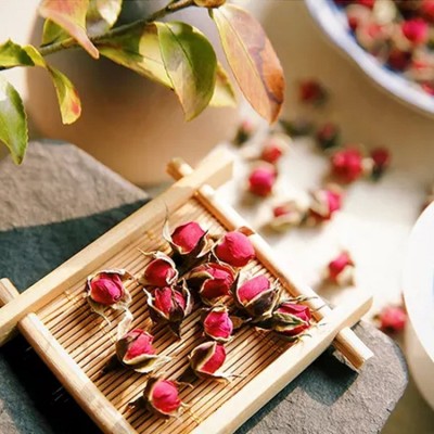 金边玫瑰批发 各种玫瑰花茶 云南金边玫瑰花草茶直销图3