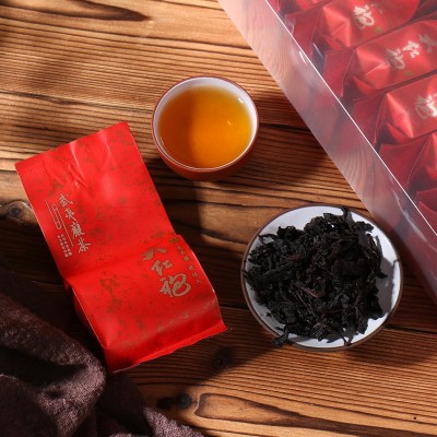 2021新品碳焙武夷山大红袍岩茶花果香肉桂乌龙茶叶礼盒装散装批发图2