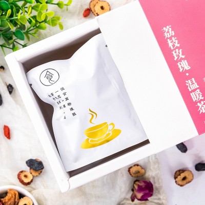 荔枝玫瑰温暖 三角茶包花草茶黑枸杞红枣桂圆组合女人茶 茶包批发图4