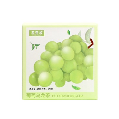 乐乐茶果茶茶包葡萄乌龙茶三角包蜜桃乌龙茉莉花盒装水果茶批发图5