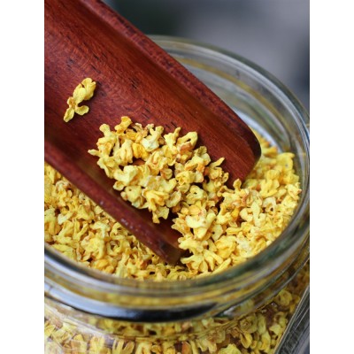 桂花干花茶即食用甄品特级天然金桂花广西特产脱水无硫花茶50g瓶图4