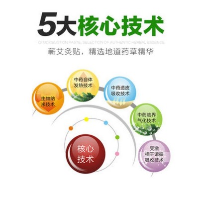 蕲艾灸 腰椎肚脐暖宫无烟艾炙贴 艾叶贴热敷蕲艾炙贴图4