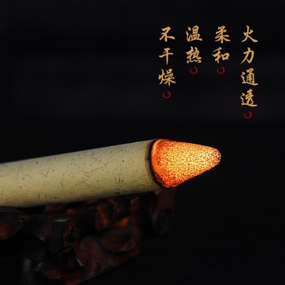妙菩陈年艾条 盒装手工艾绒艾灸条 艾叶卷制南阳艾条艾柱厂家批发图2