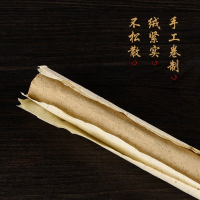 妙菩陈年艾条 盒装手工艾绒艾灸条 艾叶卷制南阳艾条艾柱厂家批发图3