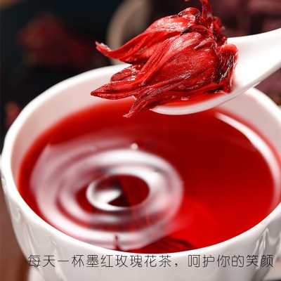 洛神花茶大朵精挑重瓣玫瑰茄茶新鲜洛神花干家用水果茶花茶一件代图3