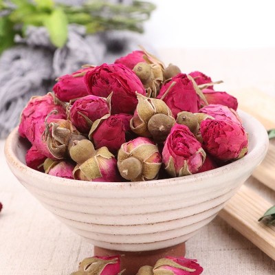 批发平阴玫瑰 玫瑰花茶 玫瑰王 重瓣红玫瑰纯干货玫瑰花茶批发图4