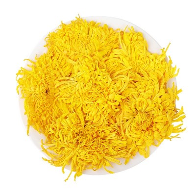 金丝皇菊批发黄山白菊七月菊婺源黄菊一朵一杯桃菊500g新货黄菊花图5
