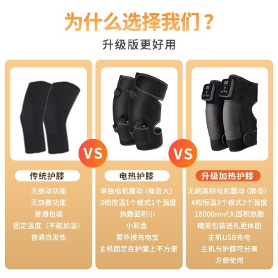 工厂直供电热护膝老寒腿关节中老年膝盖热敷保暖发热护膝按摩仪图3