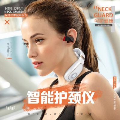 智能颈椎按摩仪器 便捷式迷你电动肩颈热敷脉冲按摩仪颈部护理仪图2