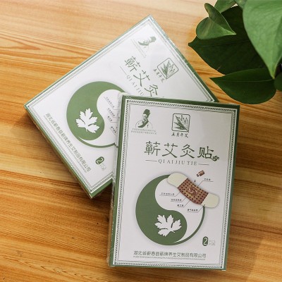 蕲艾艾灸贴精油艾灸贴自发热艾灸贴艾热敷贴热灸贴保健按摩 贴批发图3