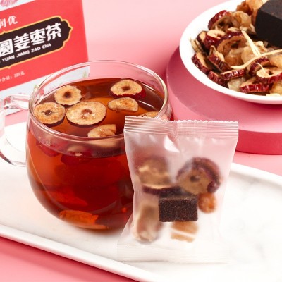 红糖桂圆姜枣茶红糖块姜丝红枣黑糖姜茶花茶批发红糖姜茶大姨妈图2