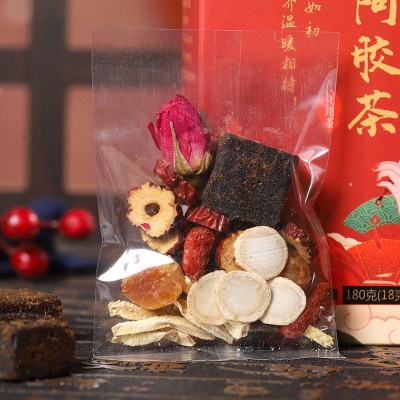 徽药康 黑糖人参阿胶茶 黑糖姜丝茶块桂圆红枣枸杞姜枣组合茶一件图3