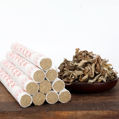 艾条陈艾柱艾灸条批发定制手工艾绒南阳百草堂工厂尚品陈艾图4