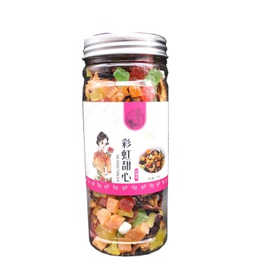 水果粒茶 菠萝山楂木瓜蓝莓乌梅果干罐装果茶 厂家直售一件代发图5