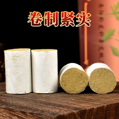 厂家批发盒装108艾绒柱艾草艾灸条手工五年陈非无烟 野生艾柱批发图5