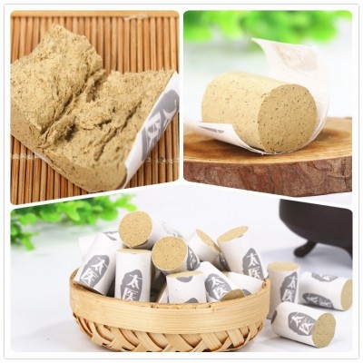 厂家批发常规蕲艾柱陈年艾绒柱随身灸艾灸柱艾条批发河南南阳图5
