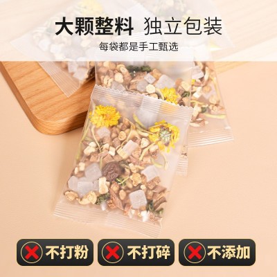 神农药业胖大海菊花茶360g/盒透明茶包金银花桑叶茶罗汉果菊花茶图3