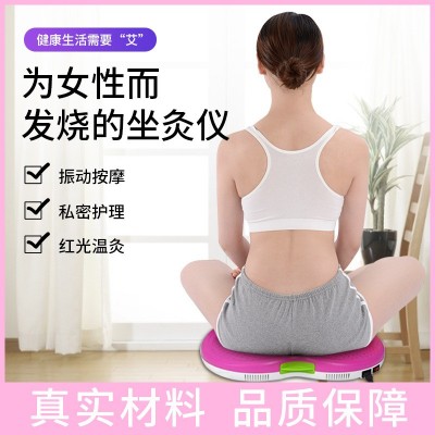 厂家批发艾灸仪控温震动按摩护宫去寒家用坐灸仪养生温灸仪图2