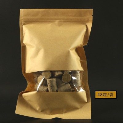 48粒牛皮纸袋桑皮纸五年陈艾柱散装艾绒纯手工艾灸柱 厂家直销图3