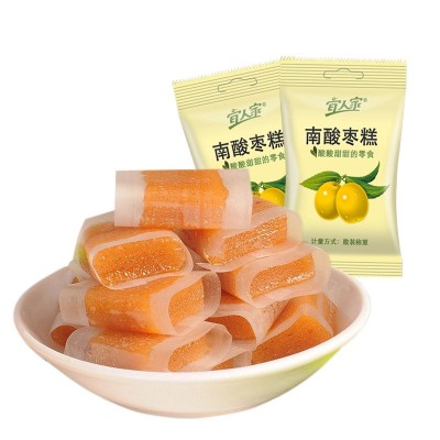 200g宜人家原味南酸枣糕小孩孕妇江西特产网红休闲零食独立小袋装图5